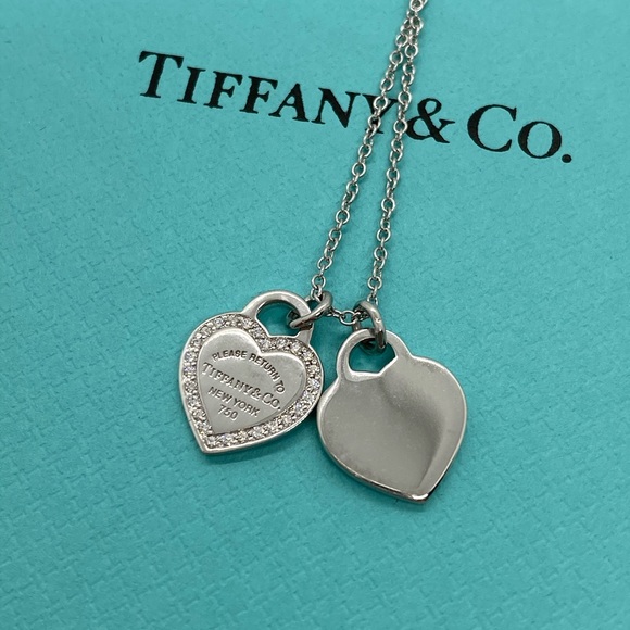 Tiffany & Co. Jewelry - Return to Tiffany Mini Tags w/Diamonds 18k Gold